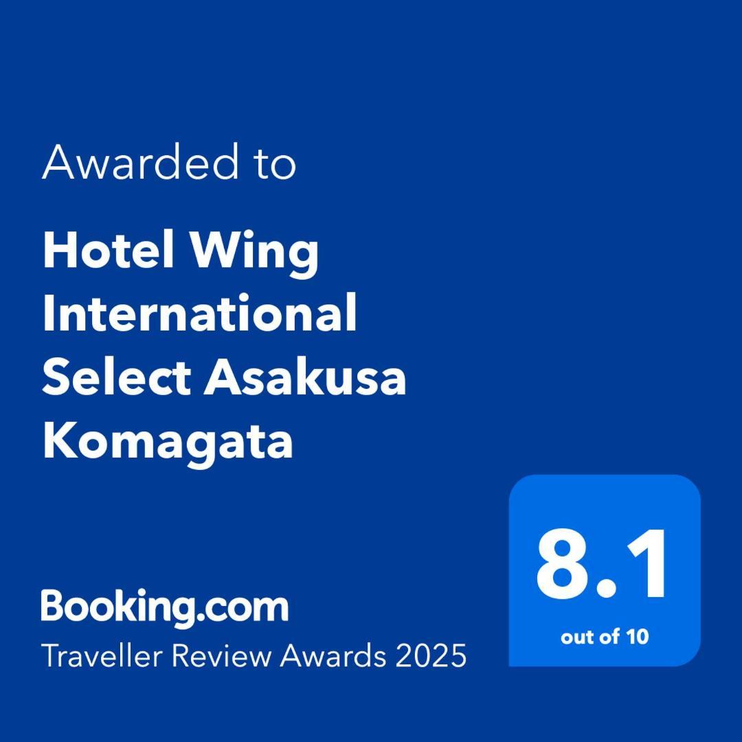 Hotel Wing International Select Asakusa Komagata Tokyo Eksteriør billede